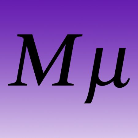 Greek Letter Iron on Transfer Mu