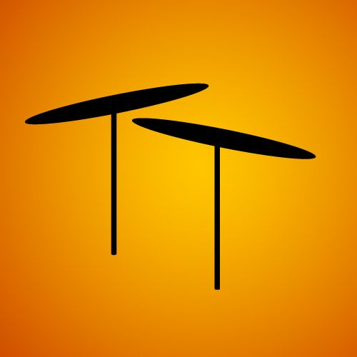 Spinning Plates Iron on Transfer